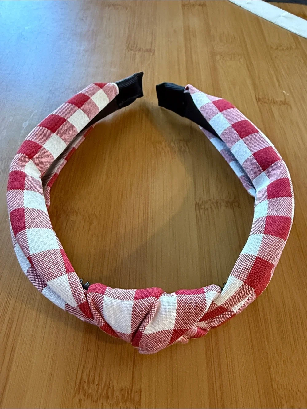NWOT Colorful Checkered Headbands with Bows